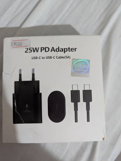 Samsung 25w PD original Adapter with cable