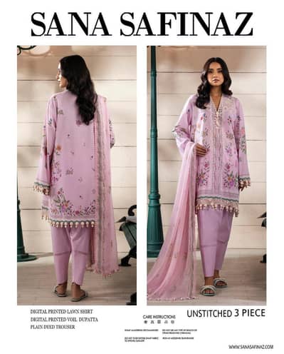 Sana Safinaz Unstitched 3-Piece Lawn Suit