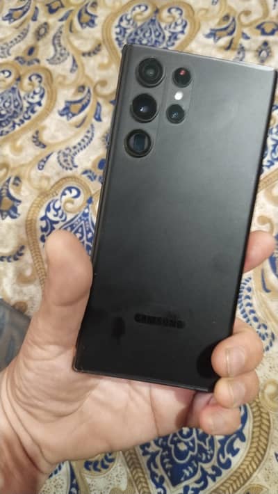 SAMSUNG S22 ULTRA 128 GB NON PTA SIM NOT WOTKING WATER PACK PHONE