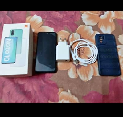Xiaomi Redmi Note 10 with Original Box Accessories