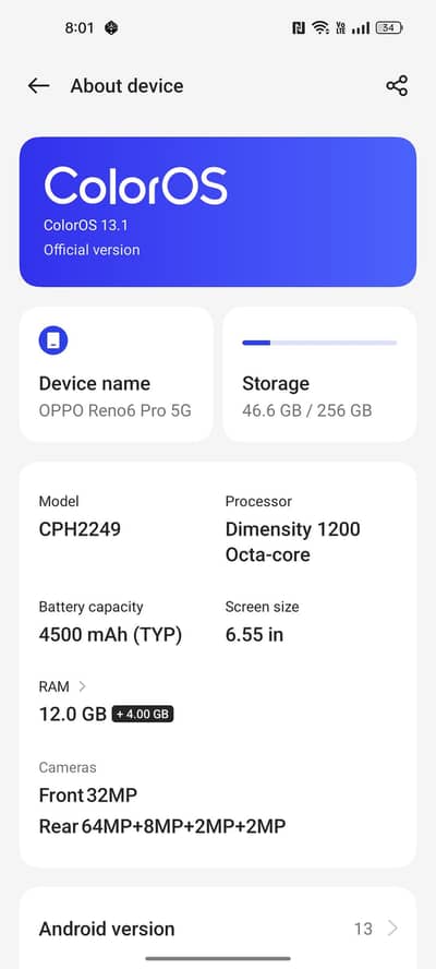 OPPO Reno6 Pro