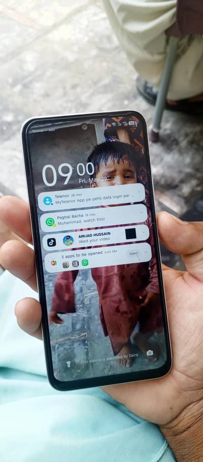 new mobile ha Daba open ha 10 din use ha