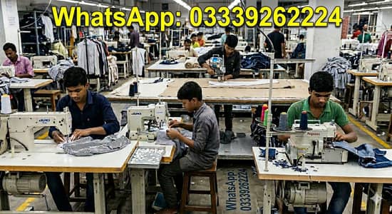 Machine Operators ki Zaroorat Hai (Tajurba Zaroori Nahi)