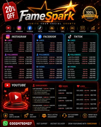  Social Media Services | Instagram, TikTok, Facebook & YouTube Foll