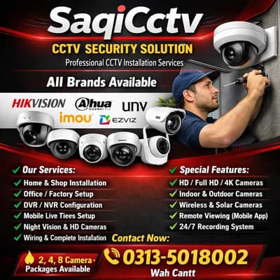 Cctv New Stup & maintenance services