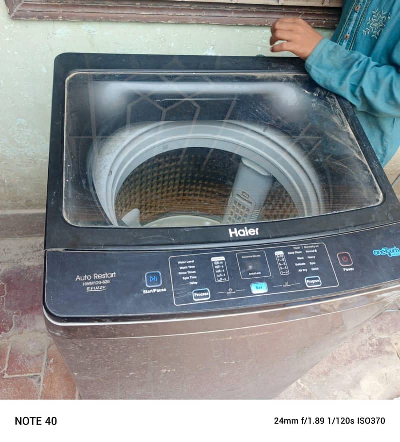 Haier automatic washing machine 1
