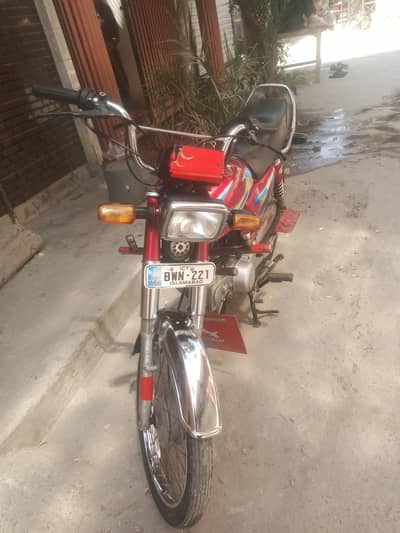 1st owner New Asia NA70cc 2022 Islamabad number demand 80000