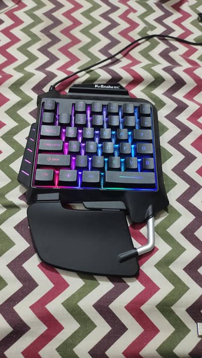 one hand mechanical gaming keyboard