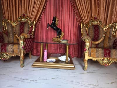7 seater sofa chiniot centre table