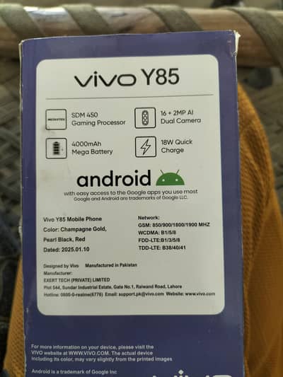 vivo y85