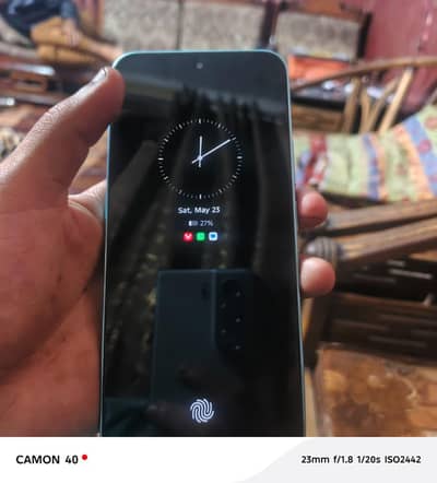 one month used sensor finger print Infinix hot 60pro
