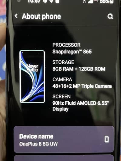 One Plus 8 5G 8/128