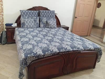 Bed with side Tables for Sale