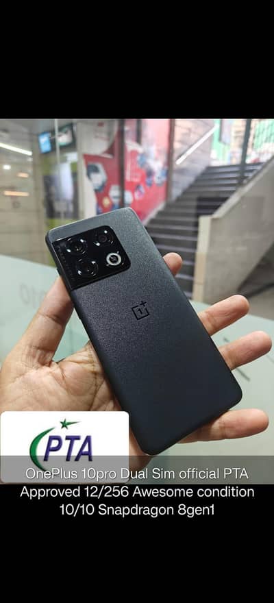 one plus 10pro dual Sim official PTA Approved
