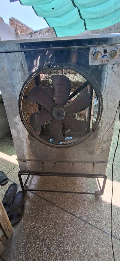 Steel body air cooler in working condition