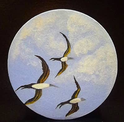 Acrylic painting