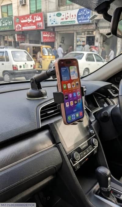 Black ABS Car Phone Mount 12x8x6cm Medium cash on delivery all