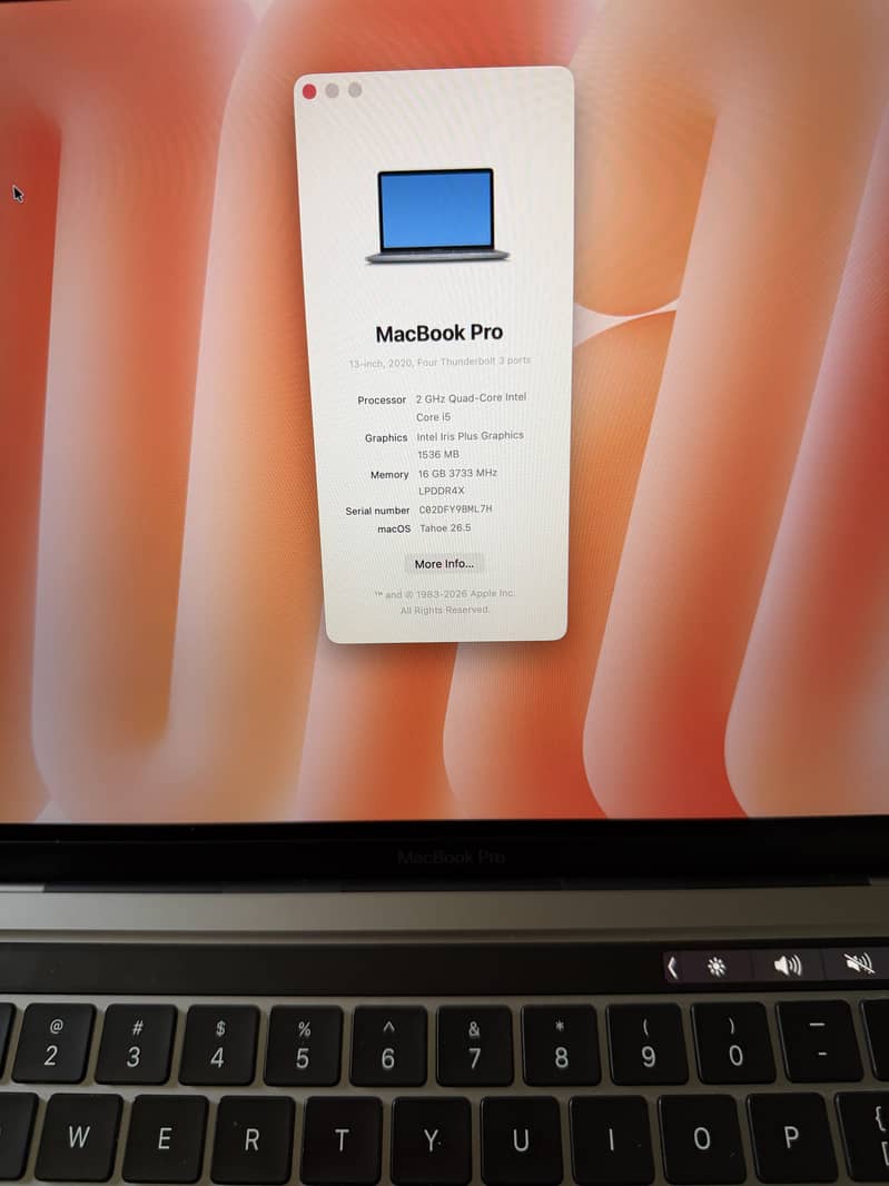 Mackbook pro 2020 2