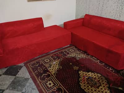 6 seater sofa with cover. . .