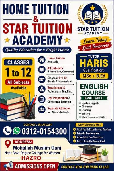 Academy + Home Tuition
