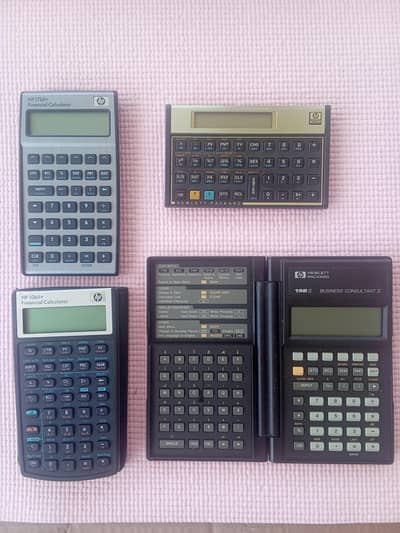HP 12C,HP 10bII+,HP 17bII+ & 19BII Financial Calculator