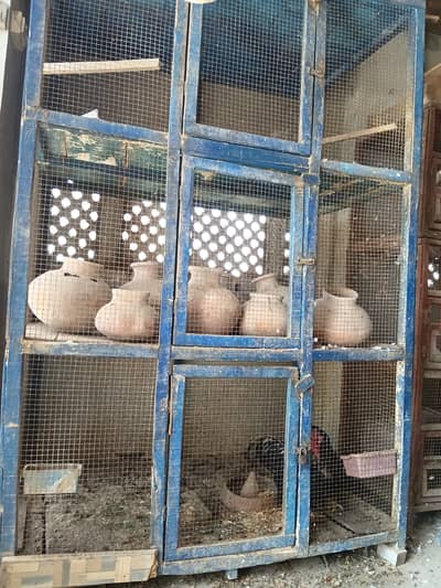 3 Portions Sumbul Lakri Old Pinjra For Sale