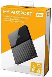 WD My Passport 4TB Portable Hard Drive