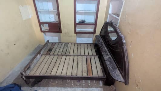 Old Wooden Bed Set for Sale