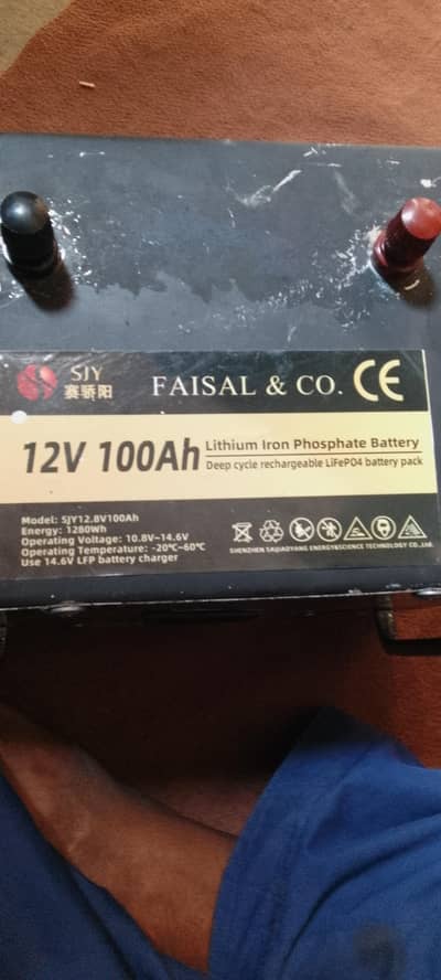 battery  you  Lithium lron 12v 100AH