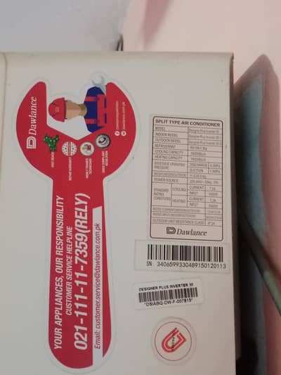 dawalance AC inverntor 1.5 ton