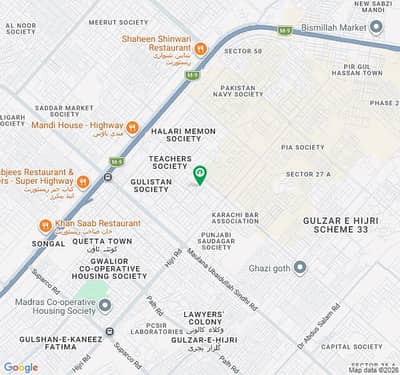 Scheme 33 Sector 19A Zeenatabad Society 100sq, Portion, Ground floor for Sale.