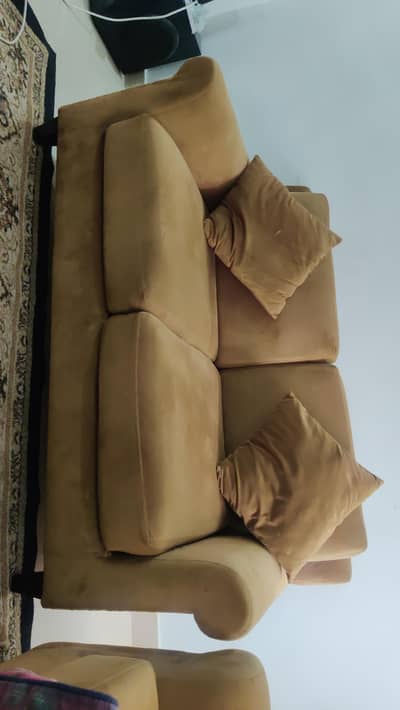 6 SEATER SOFA IN SOLID WOOD