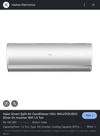 haier ac
