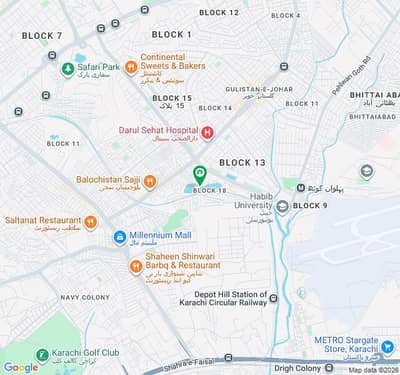 Munir Bridge View, Apartment Available for Rent Prime Location of Gulistan e Jauhar Block 18
