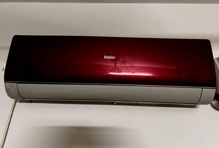 Haier split AC Red front panel - Fully working 1 TON (Non Invertor)
