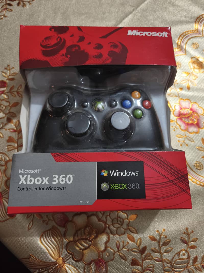 Microsoft Xbox 360 Controller Pair – Original & Fully Working 0