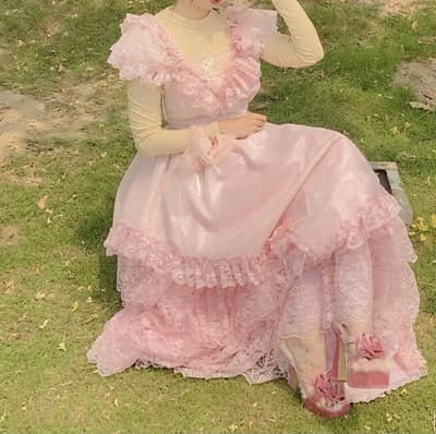 Pink princess frock