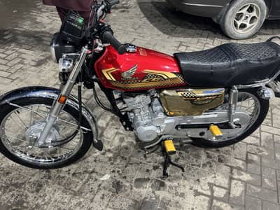 Honda cg 125 gold special edition self start