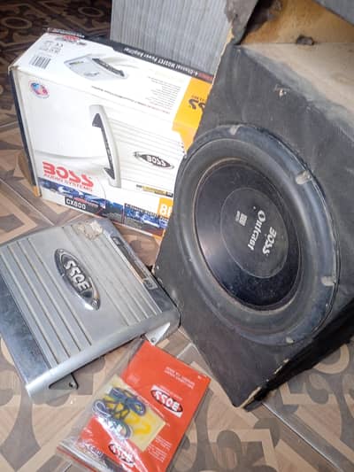 car Amplifier with woffer 12 inch