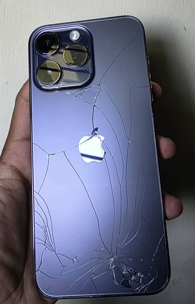14 Pro Max JV 128GB (Back Glass Broken)