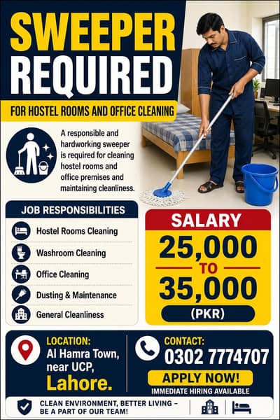 Sweeper Required