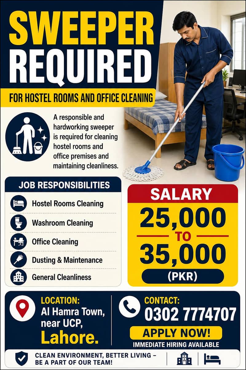 Sweeper Required 0