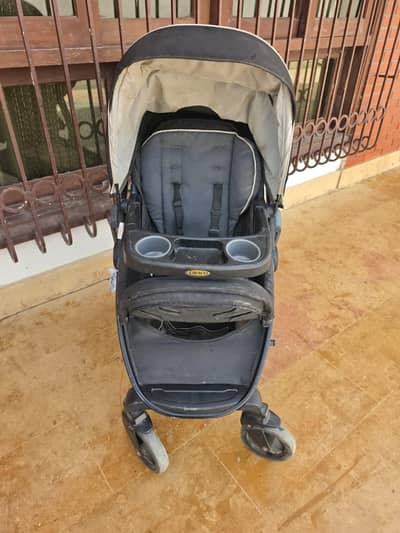 Original Graco 2in1 Pram+Car Seat in good condition