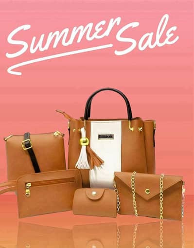  Luxury 5 Pcs Handbag Set — Summer Sale Live!