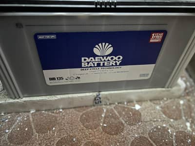 0300-7606099 deawo batery 1 month use bill waranty card avail with box