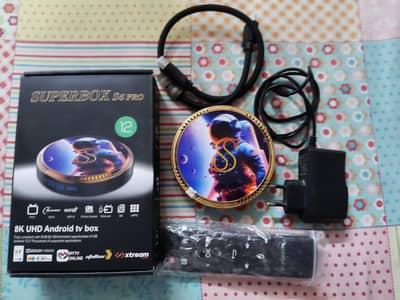 USA 8K UHD Android TV Box SuperBox S6 Pro I  8GB I 128GB