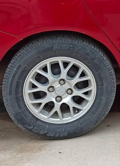 Original OEM Alloy Rims – Mitsubishi Lancer 2004