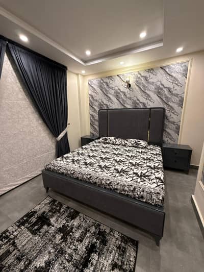 1 Bedroom VIP Full furnish flat per day available in Bahria town Lahore 0300 4561276