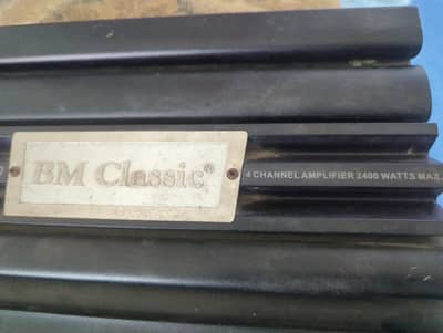 Japani original BM-Classic 2400 WATTS AMPLIFIER 4 CHANNELS