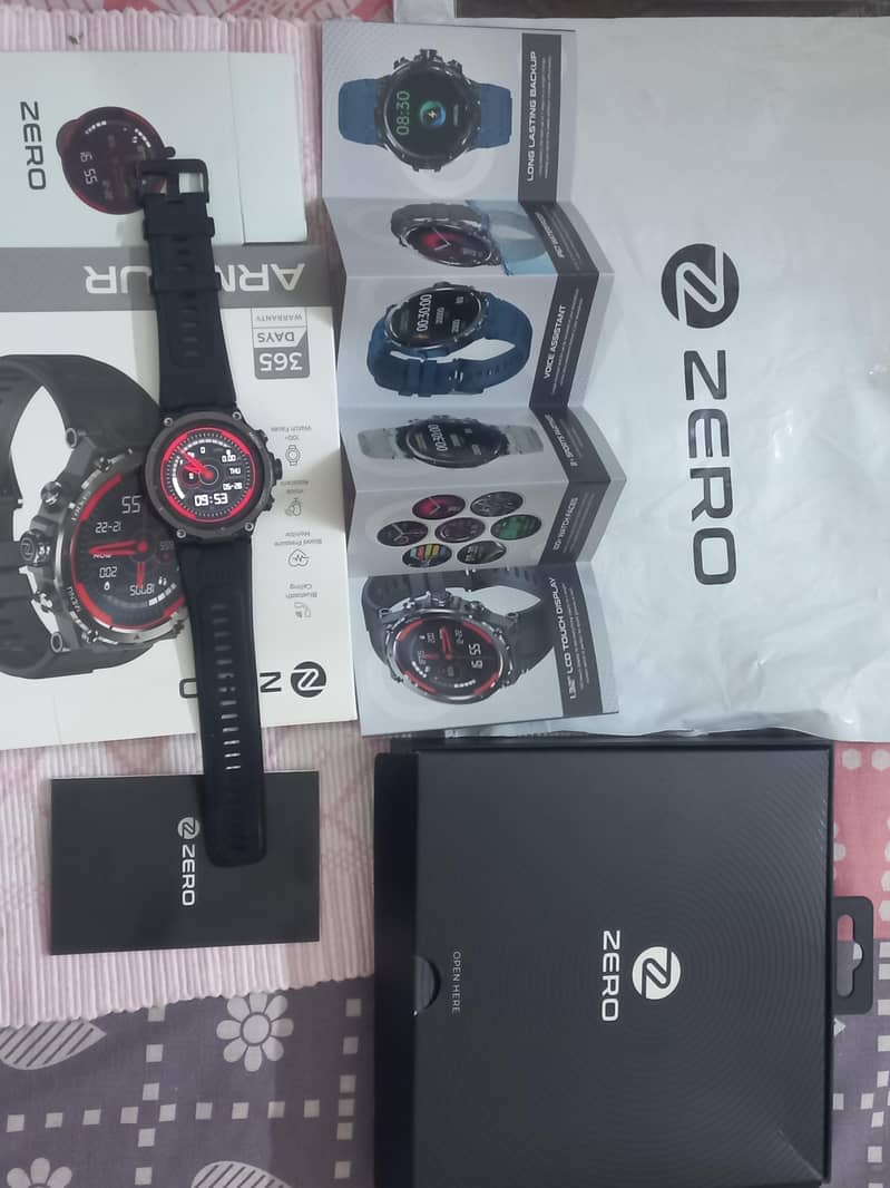 Zero Armour Smart Watch - Bluetooth Calling 0